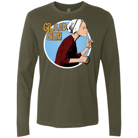 T-Shirts Military Green / S Gilead Girl Men's Premium Long Sleeve