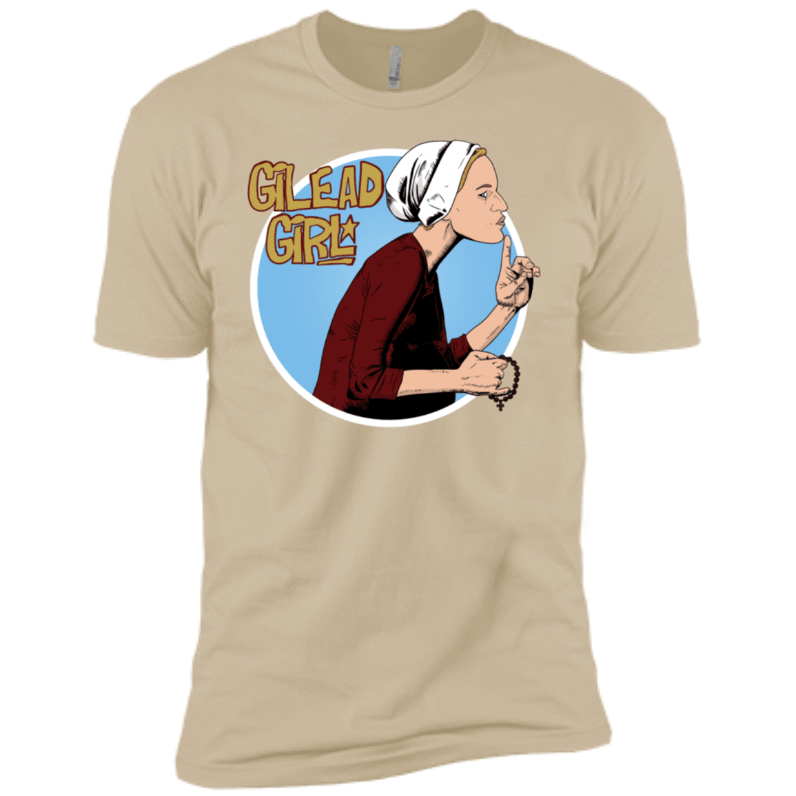 T-Shirts Sand / X-Small Gilead Girl Men's Premium T-Shirt