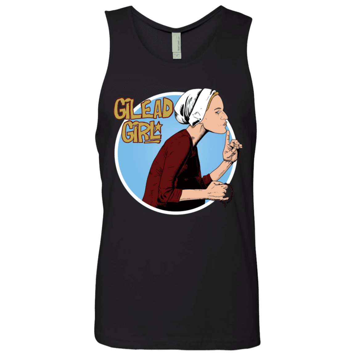 T-Shirts Black / S Gilead Girl Men's Premium Tank Top