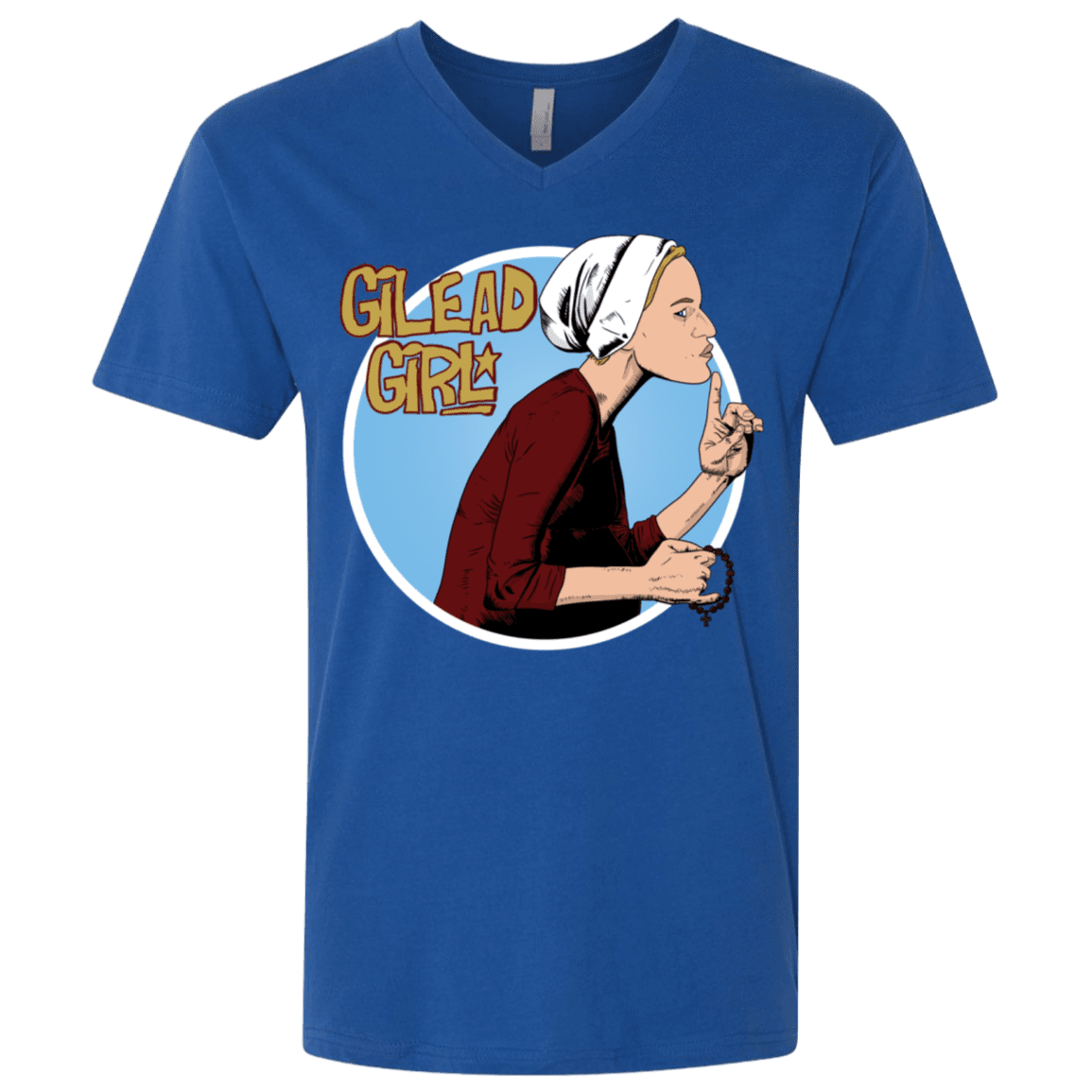 T-Shirts Royal / X-Small Gilead Girl Men's Premium V-Neck