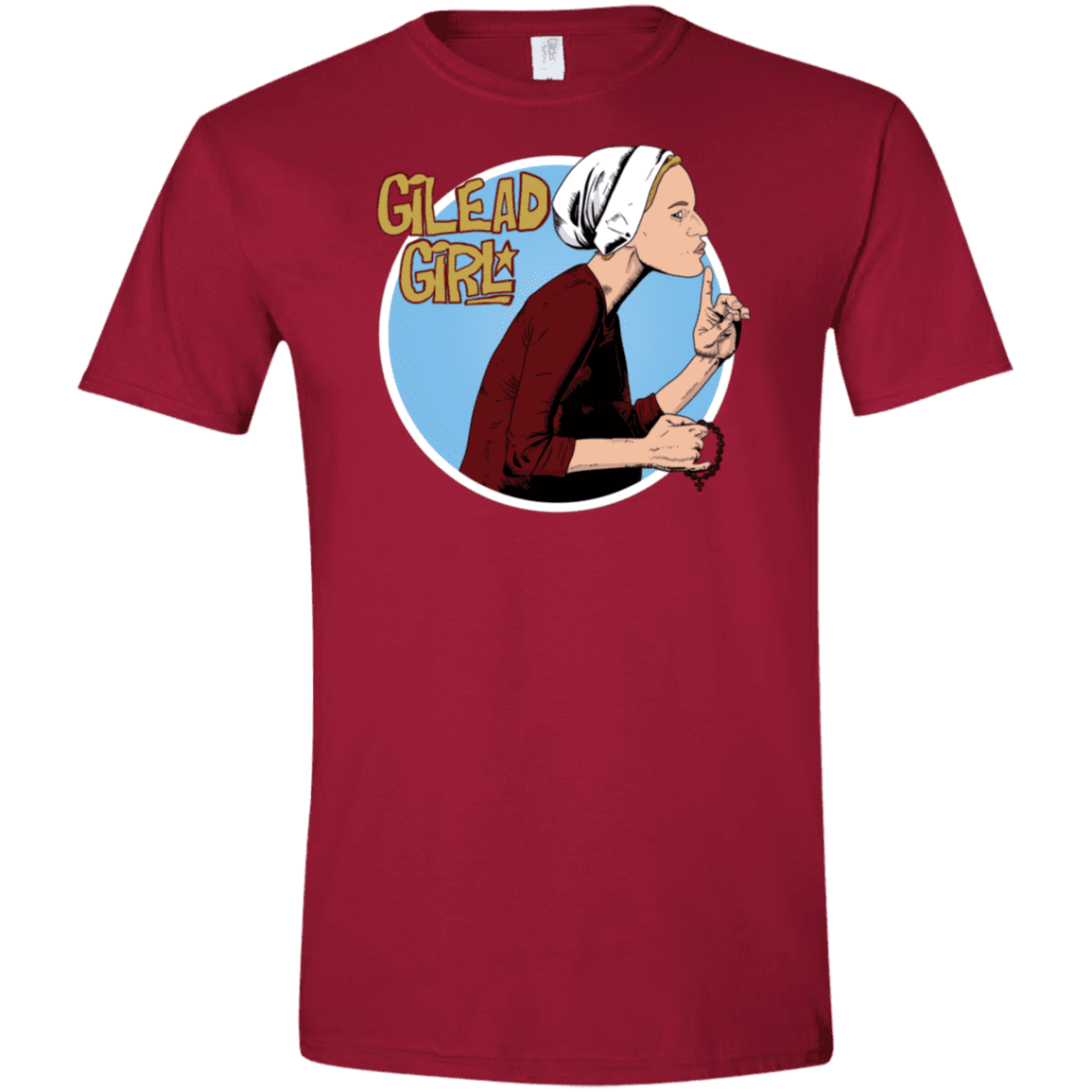 T-Shirts Cardinal Red / S Gilead Girl Men's Semi-Fitted Softstyle