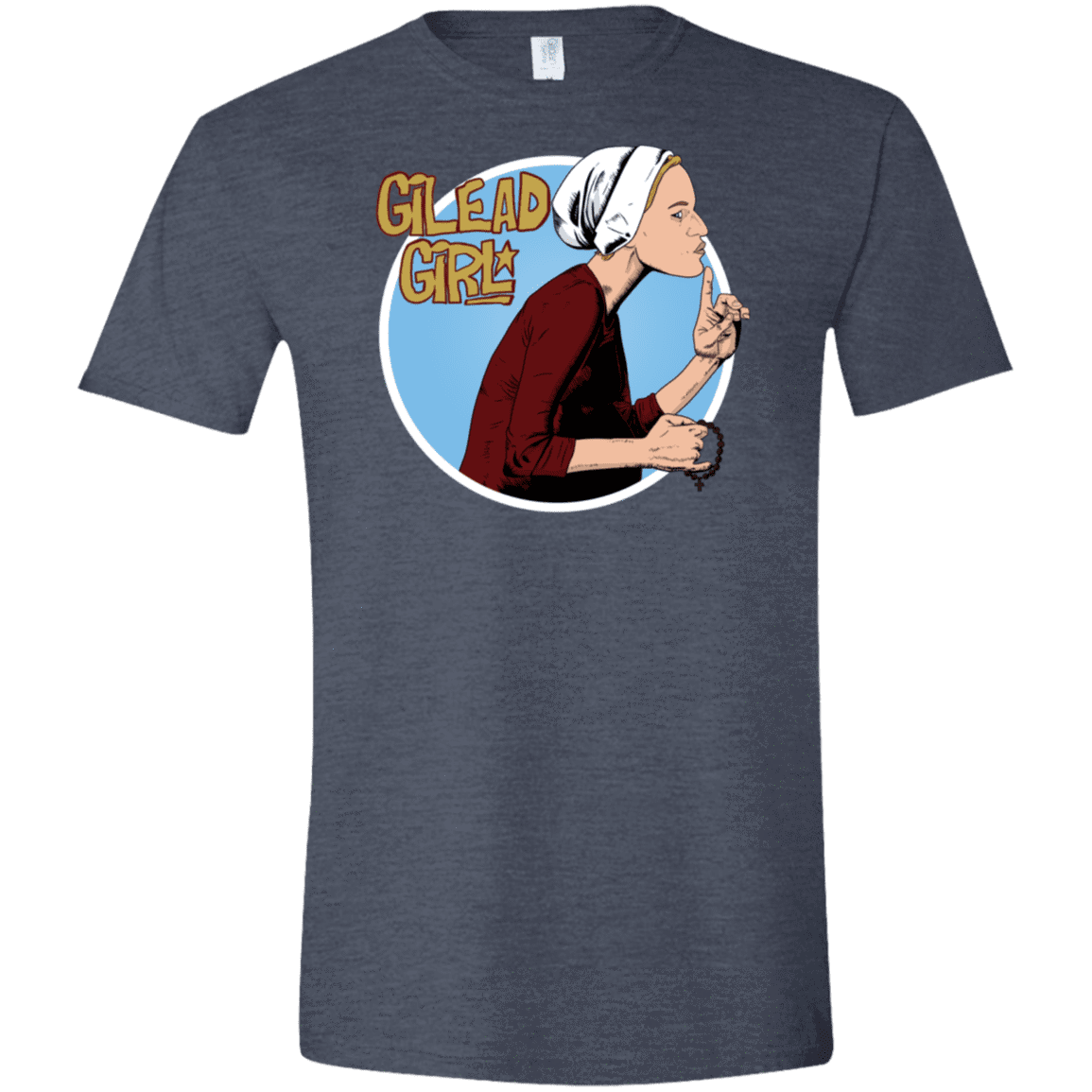 T-Shirts Heather Navy / S Gilead Girl Men's Semi-Fitted Softstyle