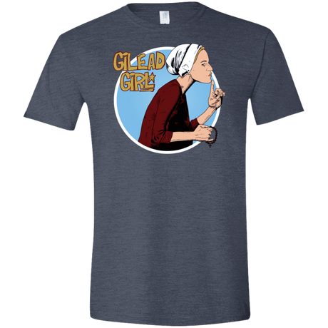 T-Shirts Heather Navy / S Gilead Girl Men's Semi-Fitted Softstyle