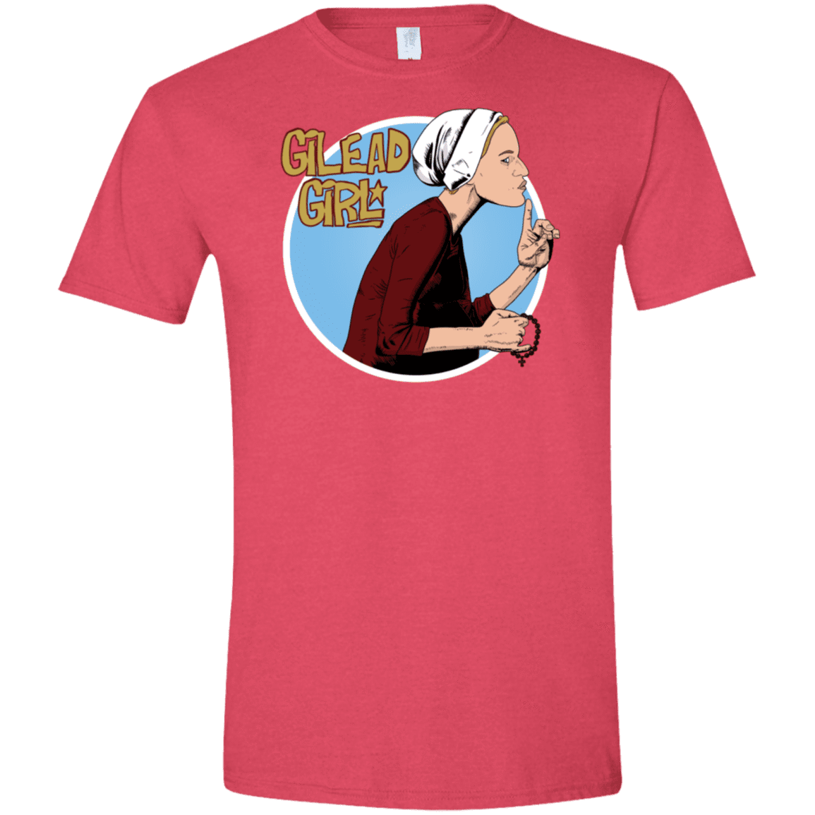 T-Shirts Heather Red / S Gilead Girl Men's Semi-Fitted Softstyle