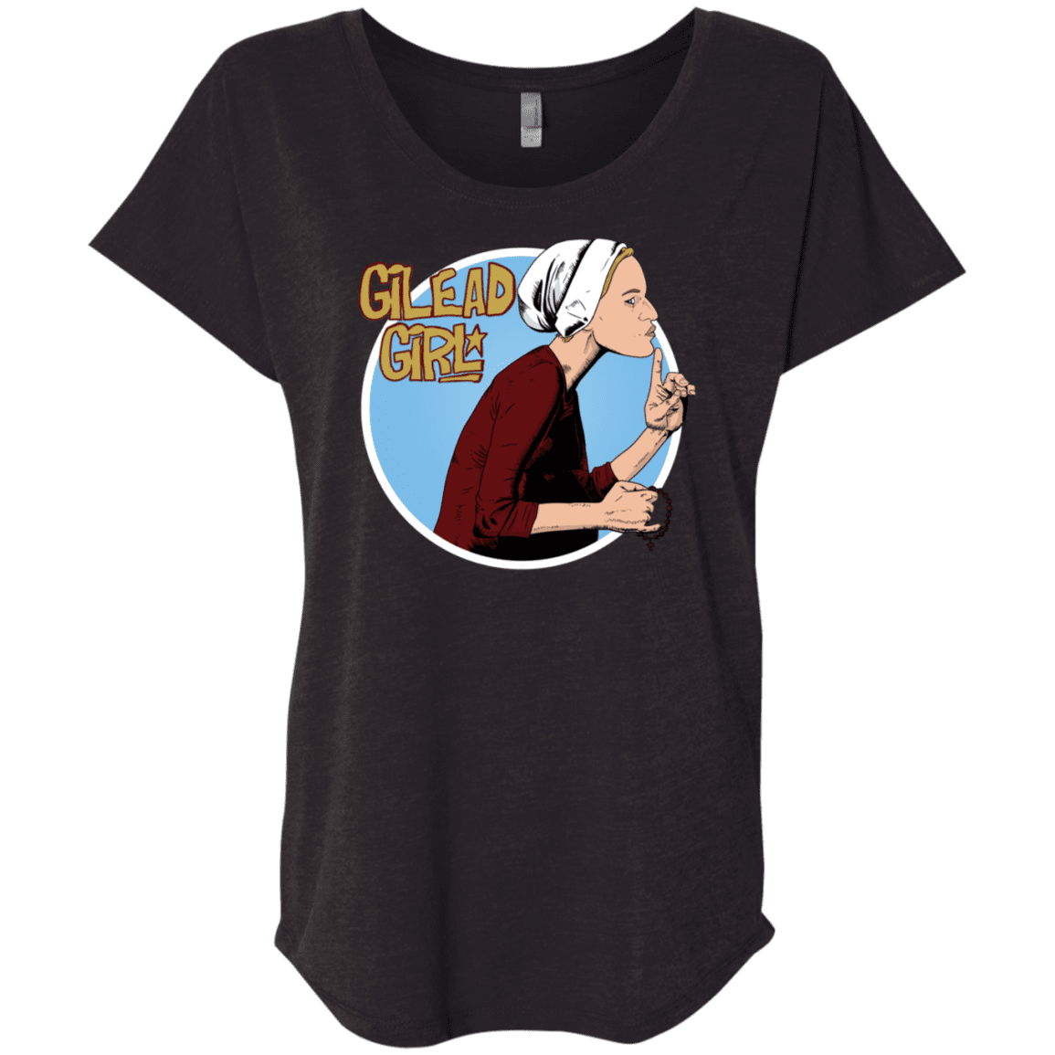 T-Shirts Vintage Black / X-Small Gilead Girl Triblend Dolman Sleeve