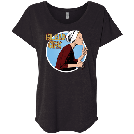 T-Shirts Vintage Black / X-Small Gilead Girl Triblend Dolman Sleeve