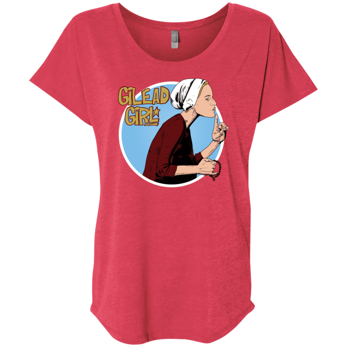 T-Shirts Vintage Red / X-Small Gilead Girl Triblend Dolman Sleeve