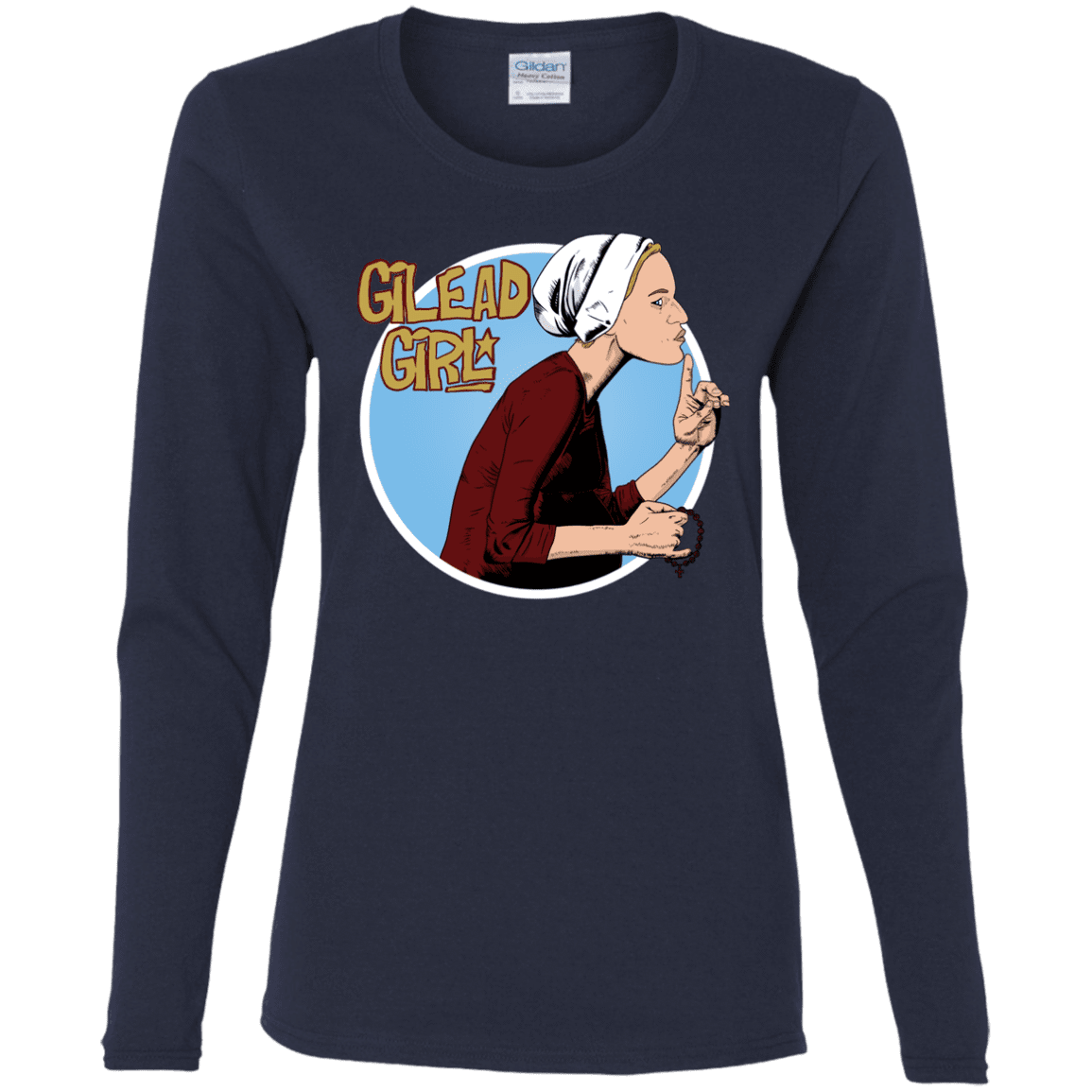 T-Shirts Navy / S Gilead Girl Women's Long Sleeve T-Shirt