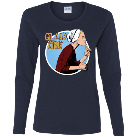 T-Shirts Navy / S Gilead Girl Women's Long Sleeve T-Shirt