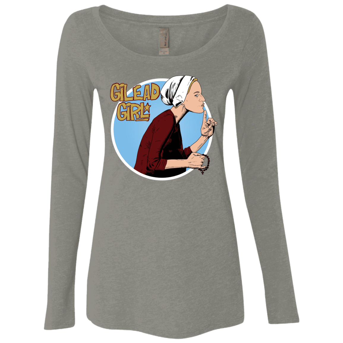 T-Shirts Venetian Grey / S Gilead Girl Women's Triblend Long Sleeve Shirt