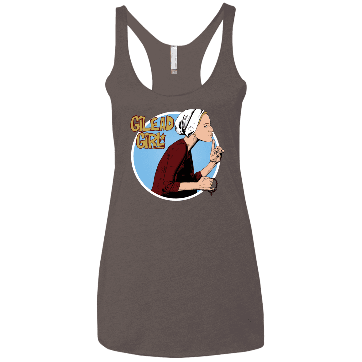 T-Shirts Macchiato / X-Small Gilead Girl Women's Triblend Racerback Tank