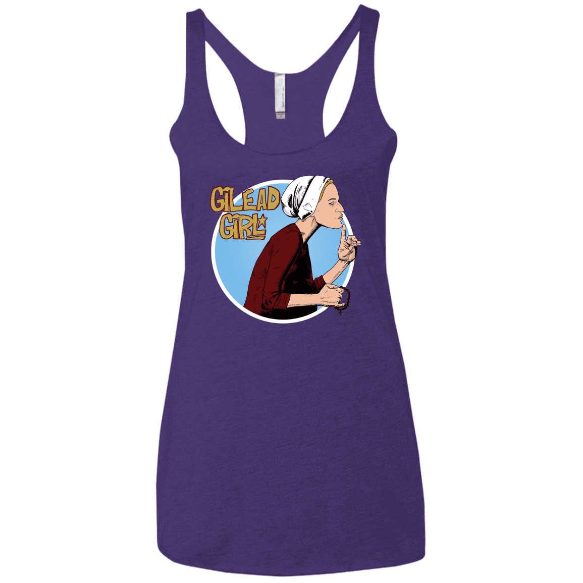 T-Shirts Purple Rush / X-Small Gilead Girl Women's Triblend Racerback Tank