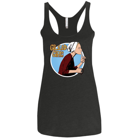 T-Shirts Vintage Black / X-Small Gilead Girl Women's Triblend Racerback Tank