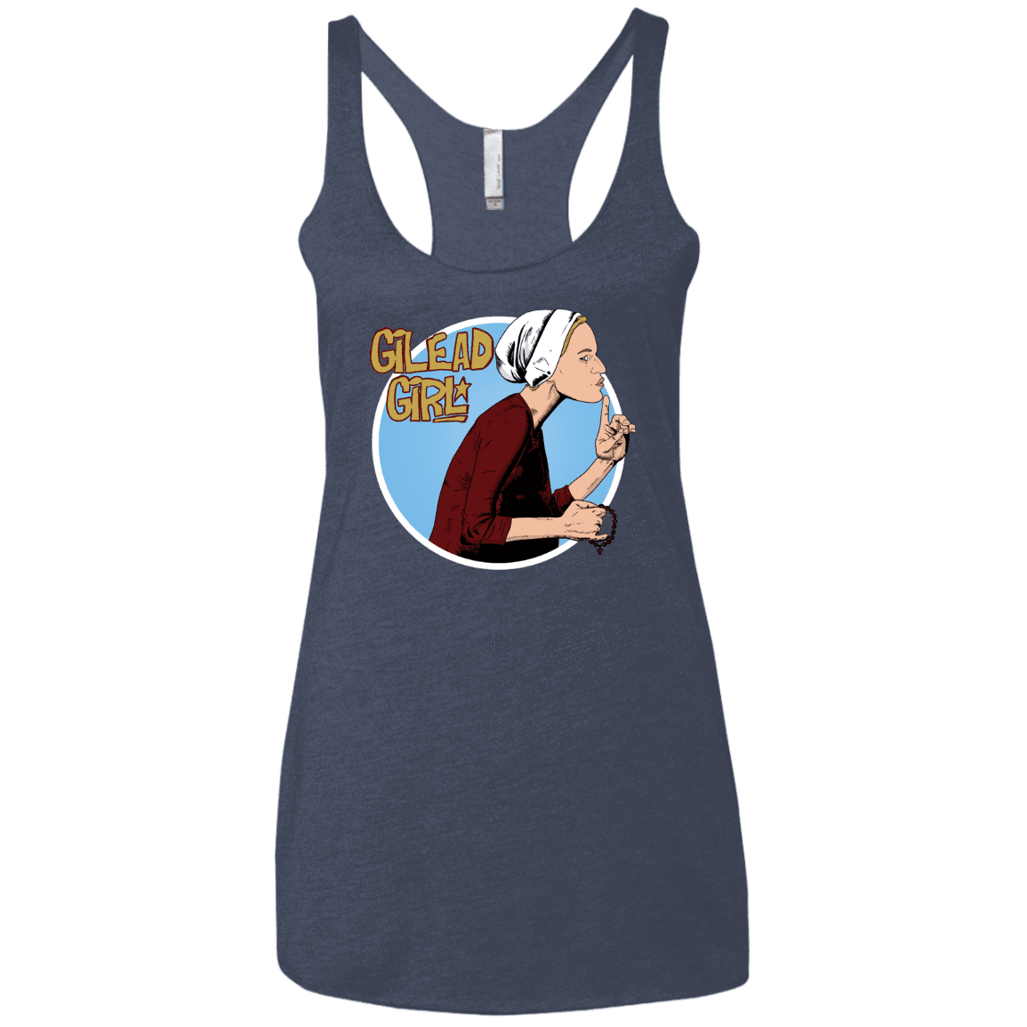 T-Shirts Vintage Navy / X-Small Gilead Girl Women's Triblend Racerback Tank