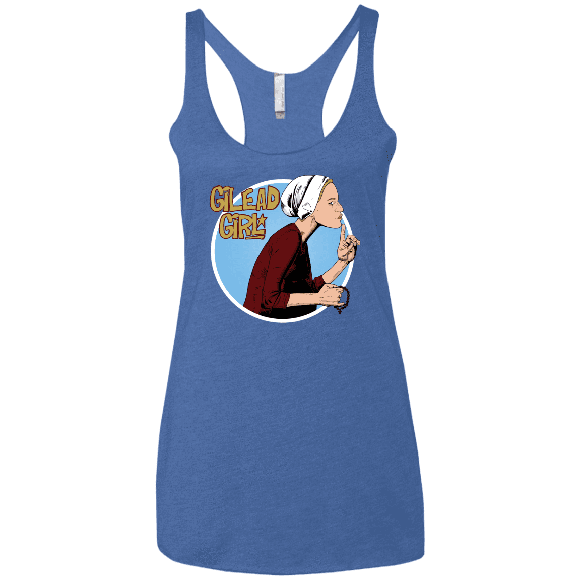 T-Shirts Vintage Royal / X-Small Gilead Girl Women's Triblend Racerback Tank