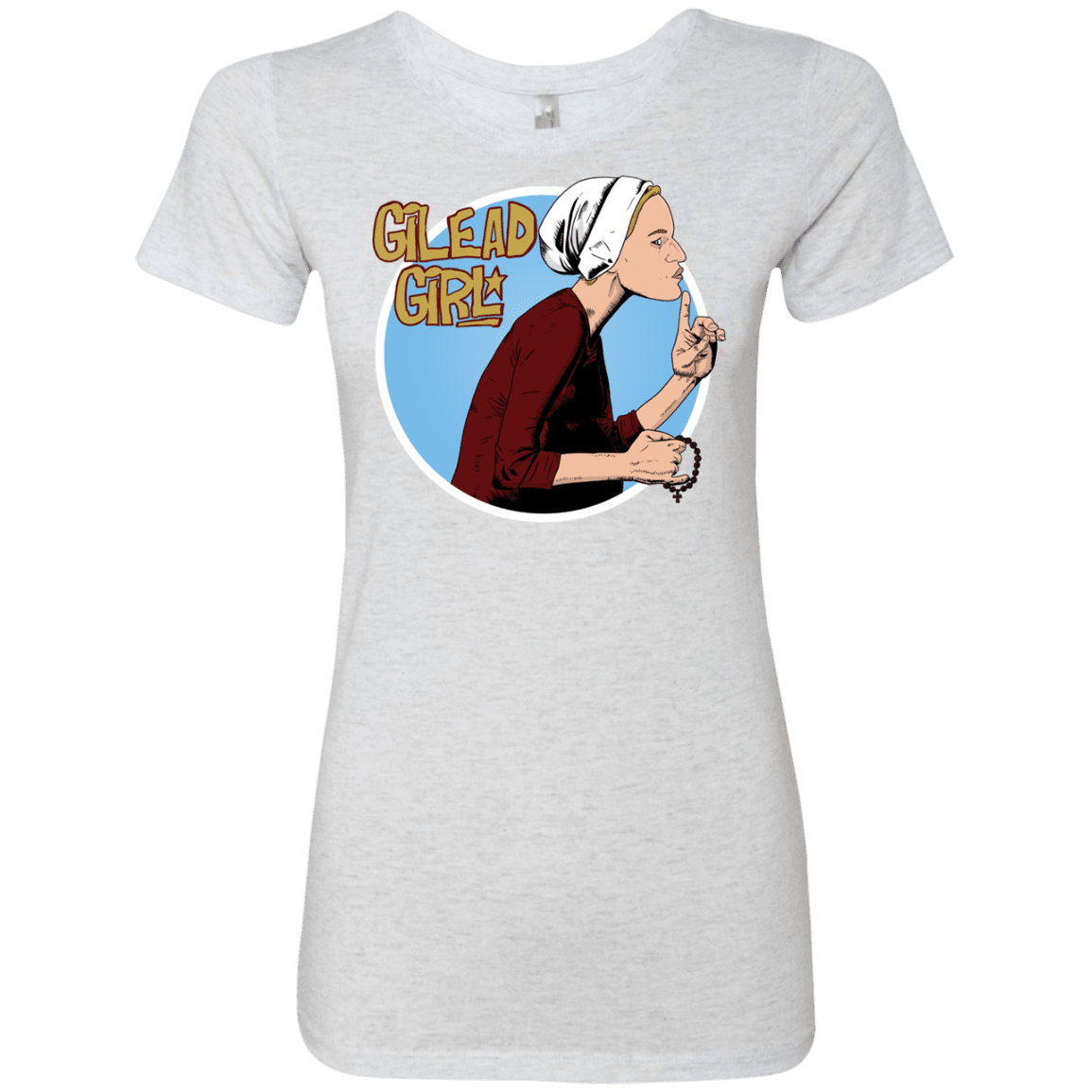 T-Shirts Heather White / S Gilead Girl Women's Triblend T-Shirt