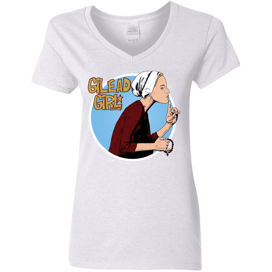 T-Shirts White / S Gilead Girl Women's V-Neck T-Shirt