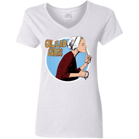 T-Shirts White / S Gilead Girl Women's V-Neck T-Shirt