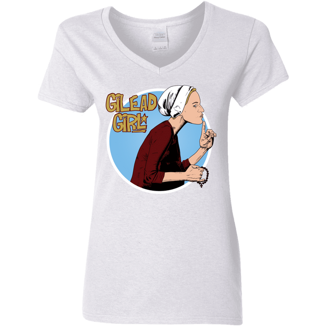 T-Shirts White / S Gilead Girl Women's V-Neck T-Shirt