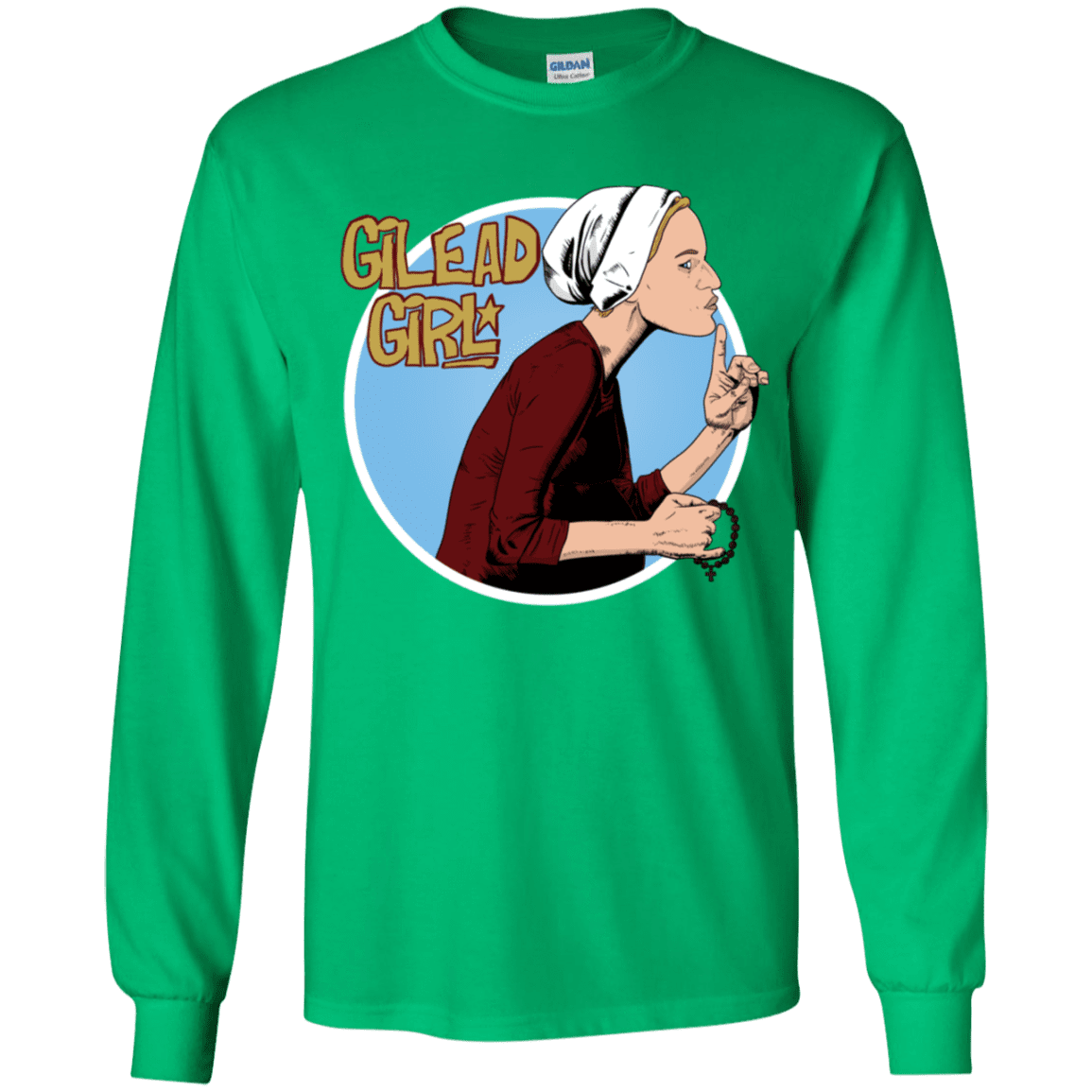 T-Shirts Irish Green / YS Gilead Girl Youth Long Sleeve T-Shirt