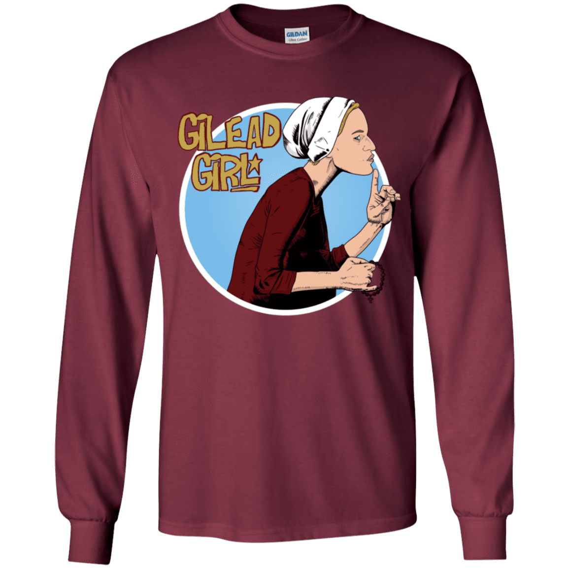 T-Shirts Maroon / YS Gilead Girl Youth Long Sleeve T-Shirt