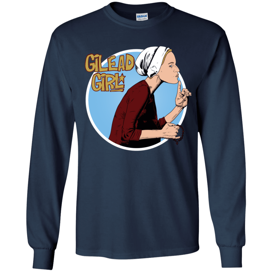 T-Shirts Navy / YS Gilead Girl Youth Long Sleeve T-Shirt