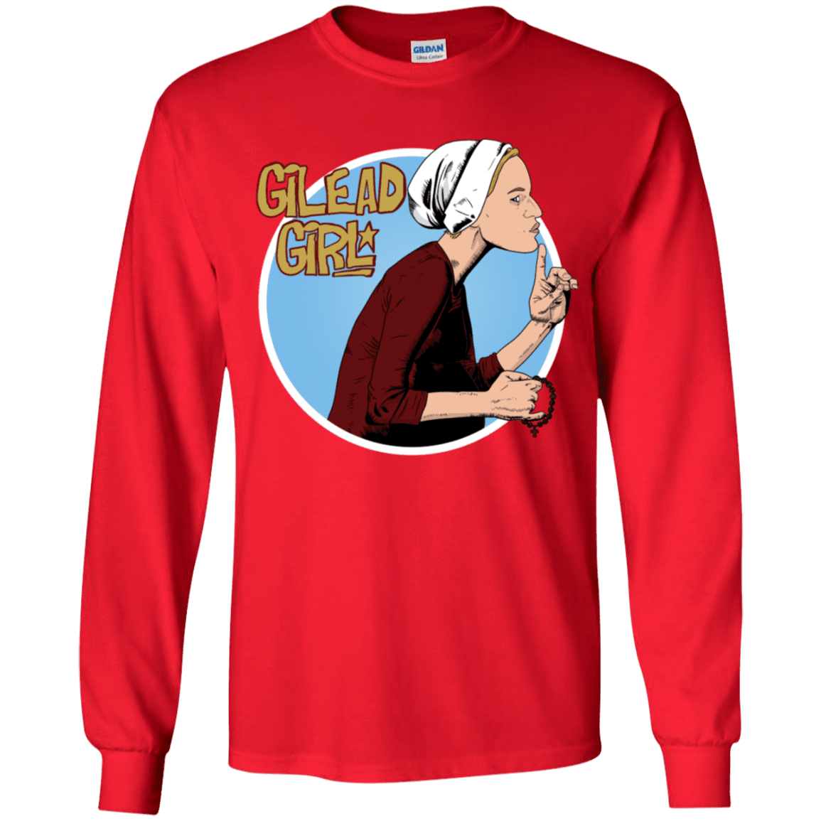 T-Shirts Red / YS Gilead Girl Youth Long Sleeve T-Shirt