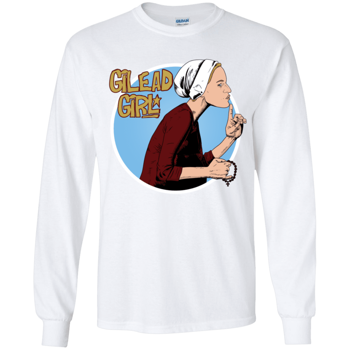 T-Shirts White / YS Gilead Girl Youth Long Sleeve T-Shirt