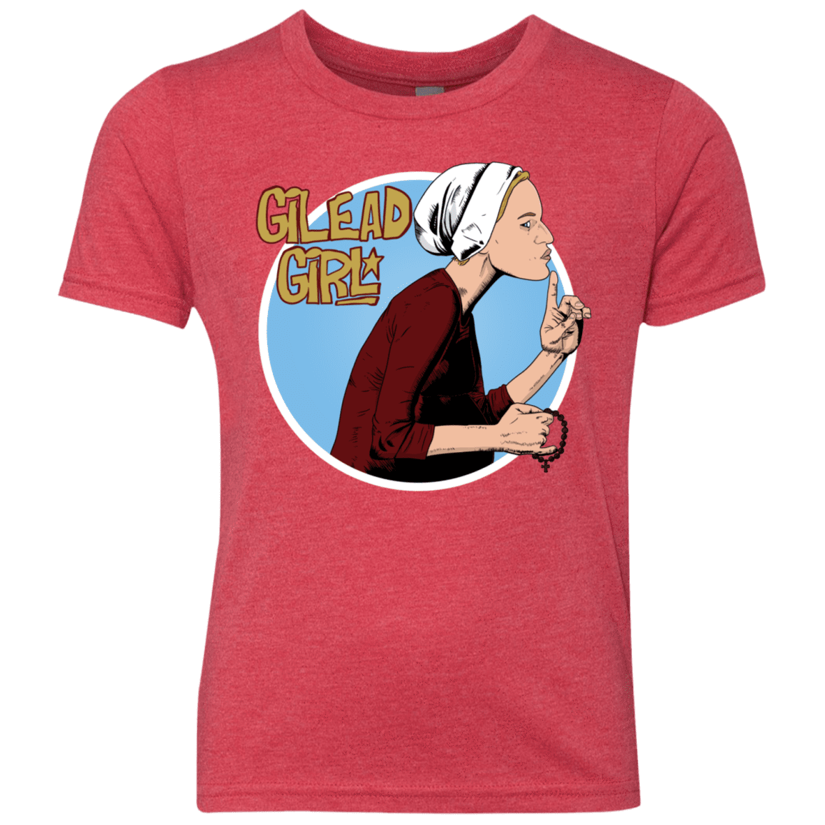 T-Shirts Vintage Red / YXS Gilead Girl Youth Triblend T-Shirt