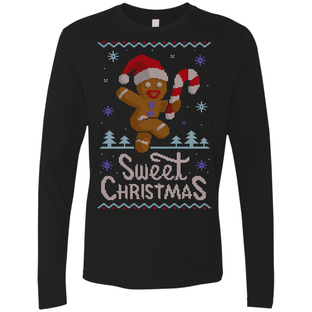 T-Shirts Black / Small Ginger Bread Sweater Men's Premium Long Sleeve