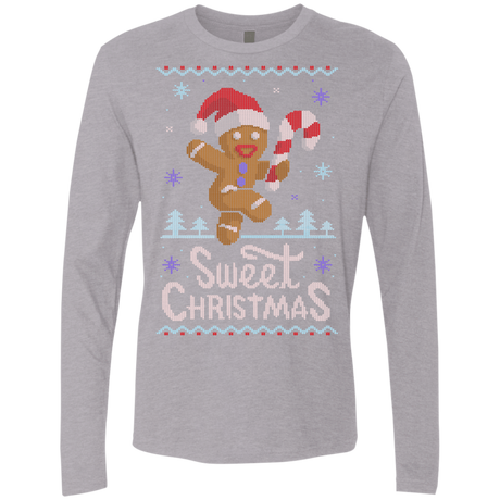 T-Shirts Heather Grey / Small Ginger Bread Sweater Men's Premium Long Sleeve