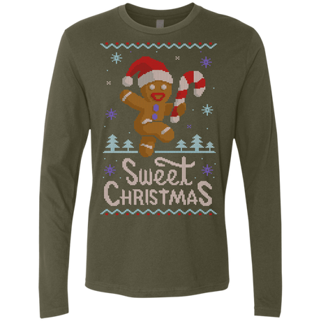 T-Shirts Military Green / Small Ginger Bread Sweater Men's Premium Long Sleeve