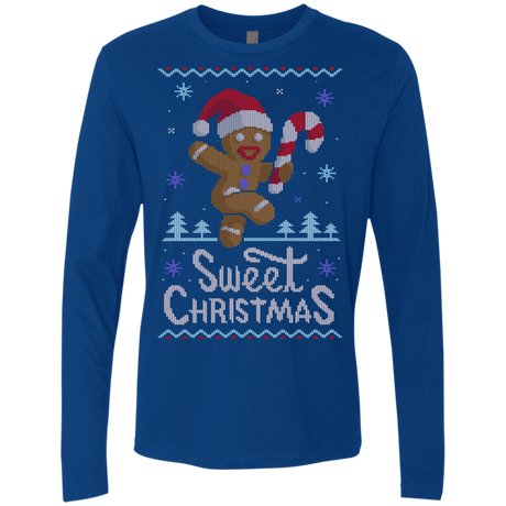 T-Shirts Royal / Small Ginger Bread Sweater Men's Premium Long Sleeve