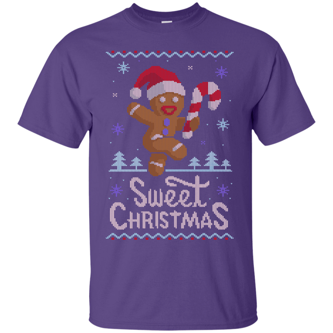 T-Shirts Purple / Small Ginger Bread Sweater T-Shirt