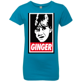 T-Shirts Turquoise / YXS GINGER Girls Premium T-Shirt
