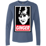 T-Shirts Indigo / Small GINGER Men's Premium Long Sleeve