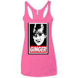 T-Shirts Vintage Pink / X-Small GINGER Women's Triblend Racerback Tank