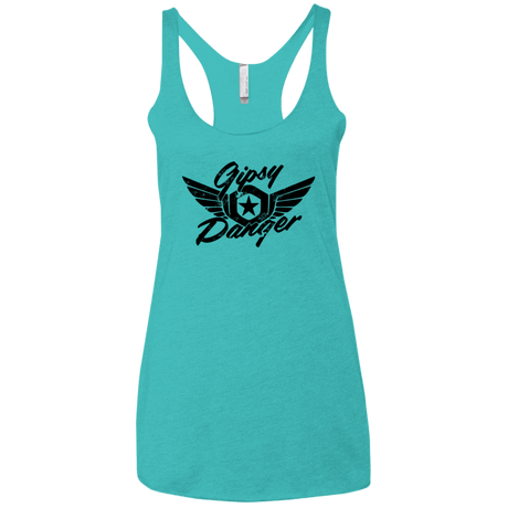 T-Shirts Tahiti Blue / X-Small Gipsy danger Women's Triblend Racerback Tank
