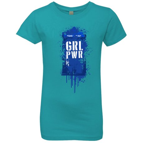 T-Shirts Tahiti Blue / YXS Girl Power Girls Premium T-Shirt