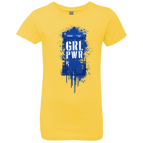 T-Shirts Vibrant Yellow / YXS Girl Power Girls Premium T-Shirt