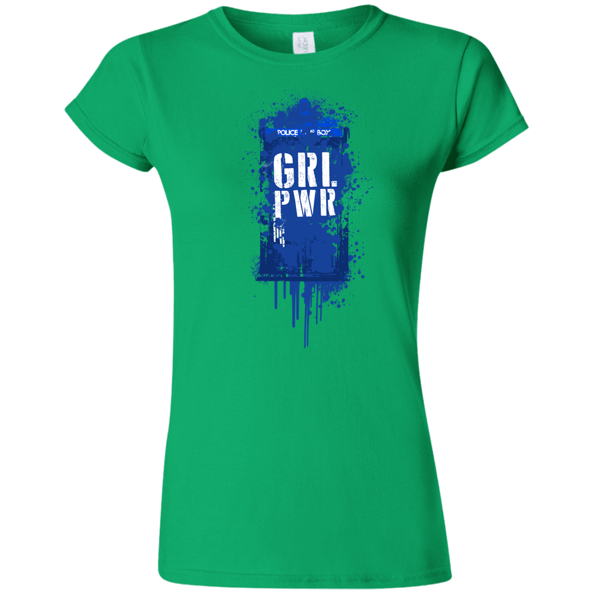 T-Shirts Irish Green / S Girl Power Junior Slimmer-Fit T-Shirt