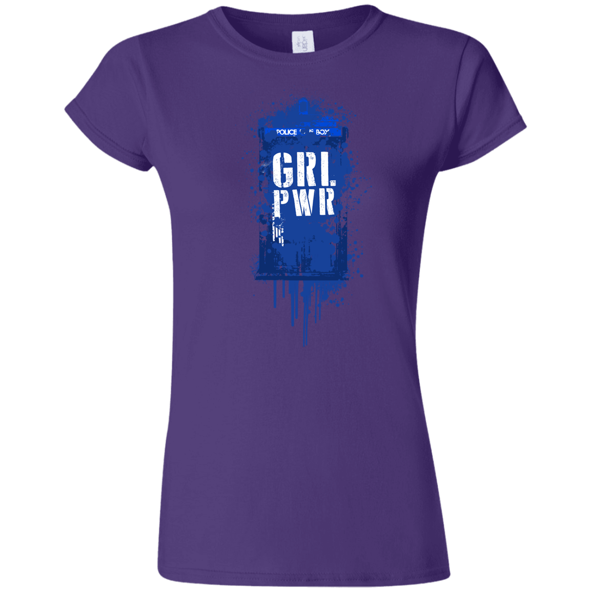 T-Shirts Purple / S Girl Power Junior Slimmer-Fit T-Shirt