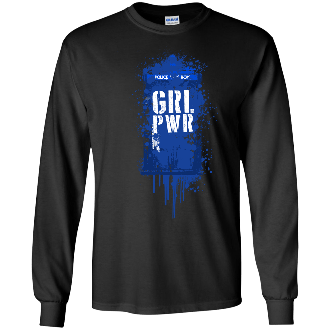 T-Shirts Black / S Girl Power Men's Long Sleeve T-Shirt