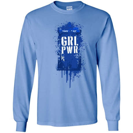 T-Shirts Carolina Blue / S Girl Power Men's Long Sleeve T-Shirt