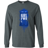 T-Shirts Dark Heather / S Girl Power Men's Long Sleeve T-Shirt