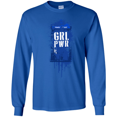 T-Shirts Royal / S Girl Power Men's Long Sleeve T-Shirt