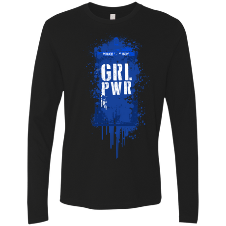 T-Shirts Black / S Girl Power Men's Premium Long Sleeve