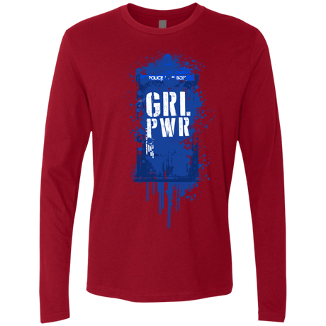 T-Shirts Cardinal / S Girl Power Men's Premium Long Sleeve