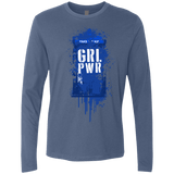 T-Shirts Indigo / S Girl Power Men's Premium Long Sleeve