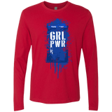T-Shirts Red / S Girl Power Men's Premium Long Sleeve
